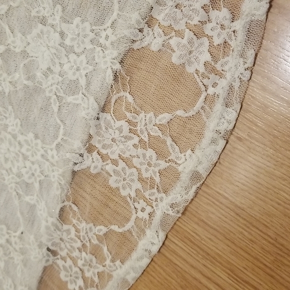 💥3/$10💥Sparkly Wet Seal Sweater with Lace Back - Picture 12 of 14